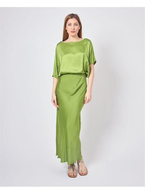 Gonna lunga donna Manila Grace in raso MANILA GRACE | N054VUMA626